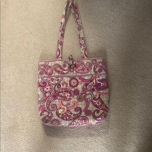 Vera Bradley Floral Pink Tote Bag